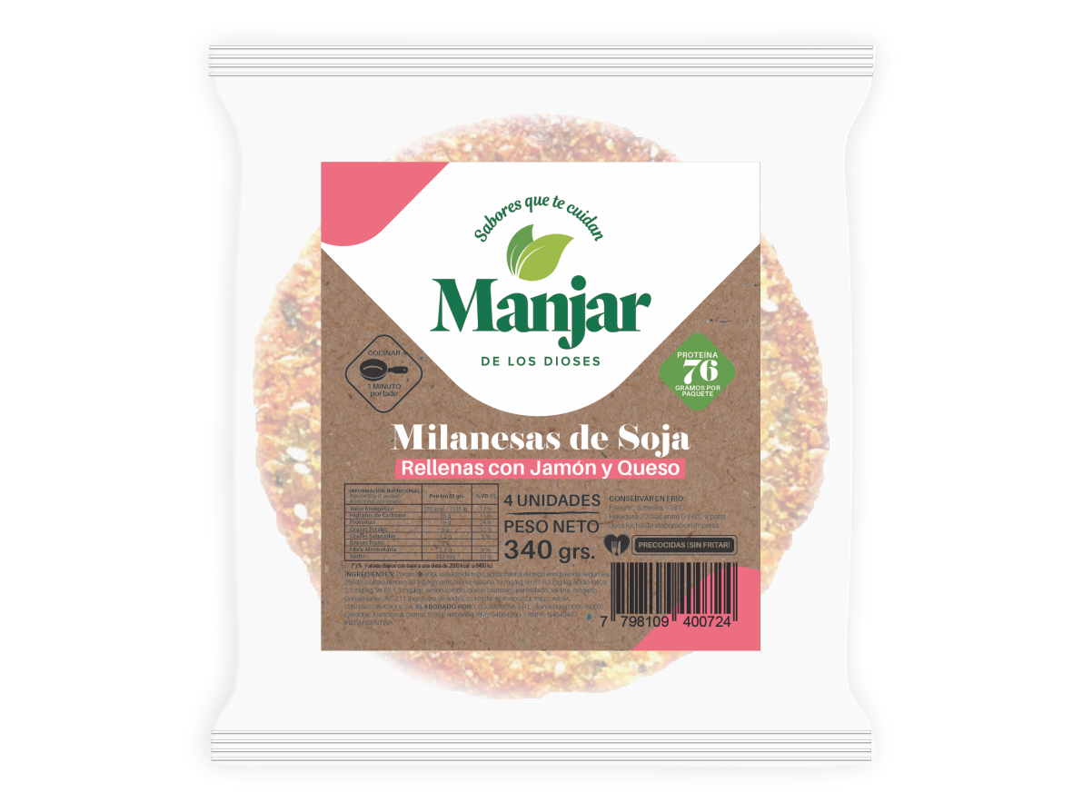 Milanesas Rellenas Manjar de los Dioses