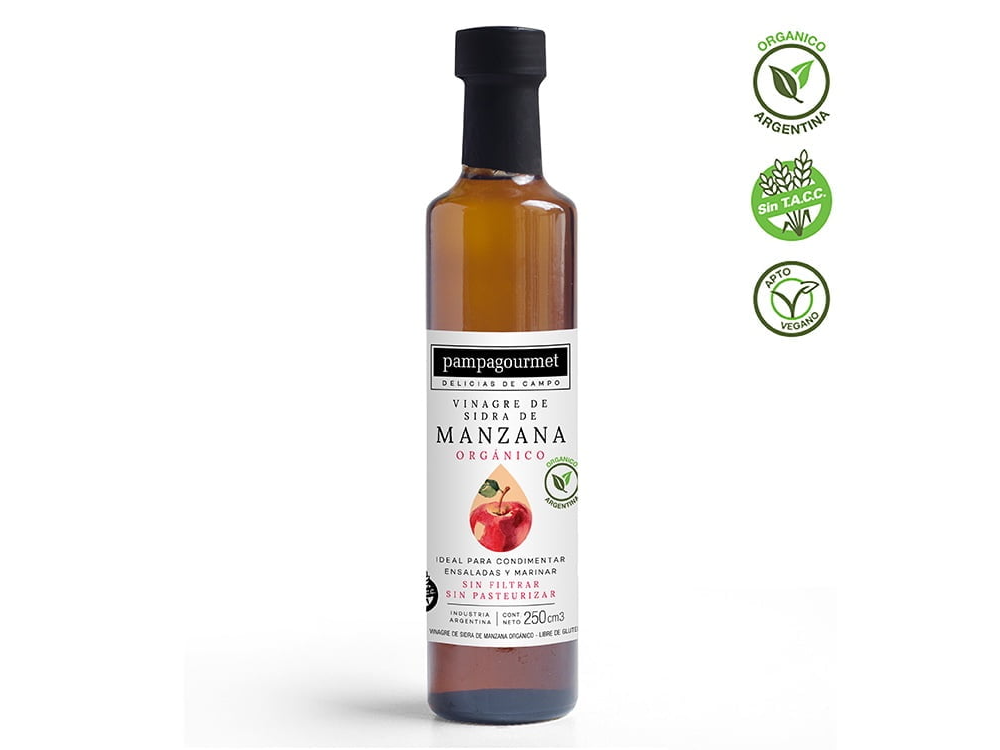 Vinagre de Manzana Org Pampa Gourmet
