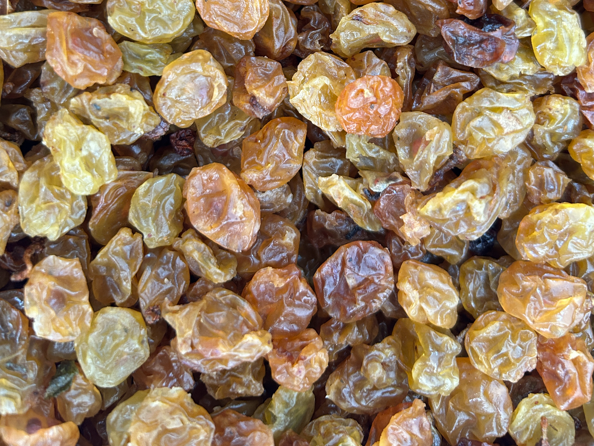 Pasas de Uvas Rubias sin semilla