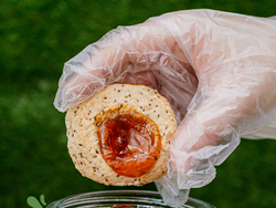 Pepas de Batata con Sésamo