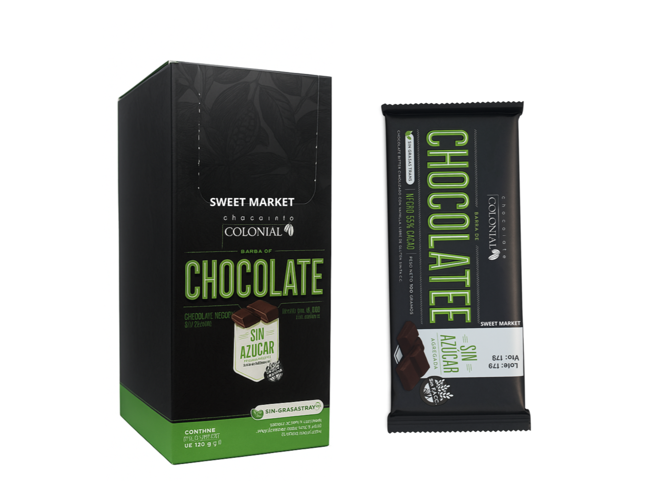 Chocolate Colonial Sin Azúcar