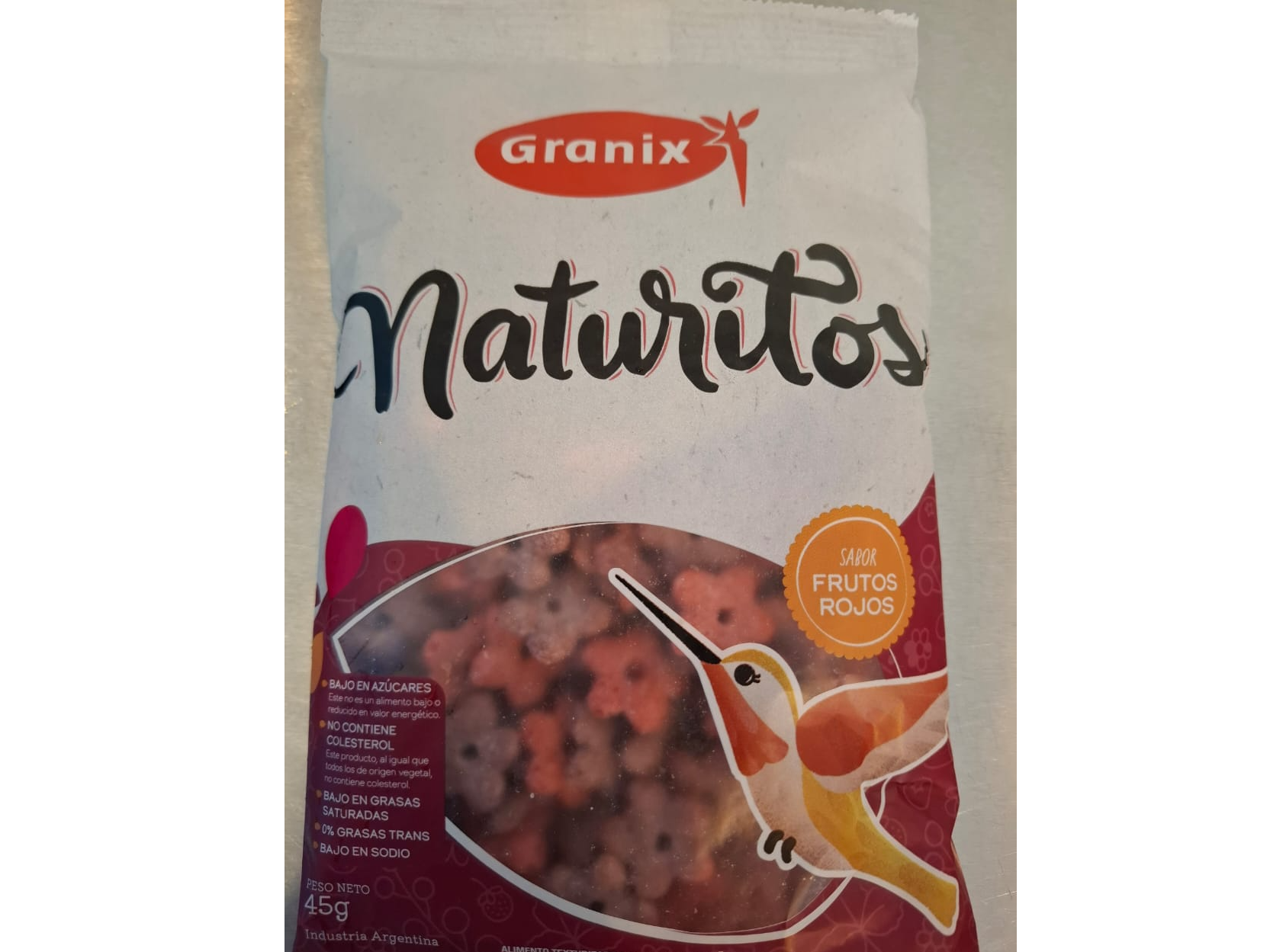 snack sabor frutos rojos