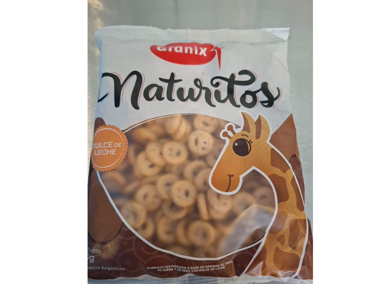 snack sabor dulce de leche