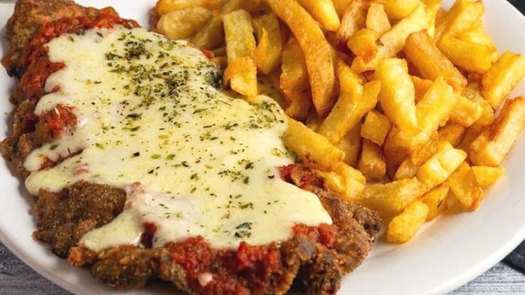 Milanesa al plato