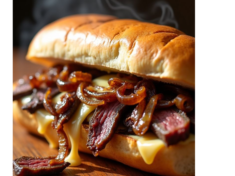 Lomo super + frita con cheddar