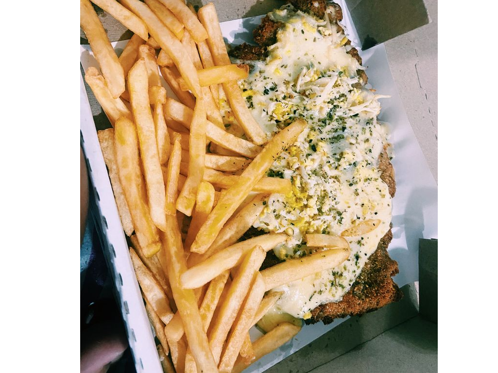 Milanesa al roquefort