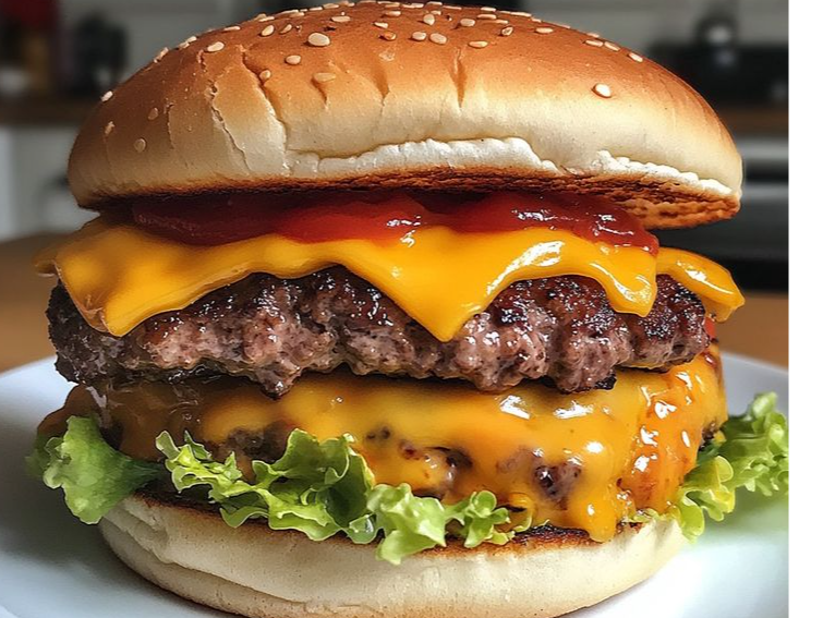 Hamburguesa con cheddar