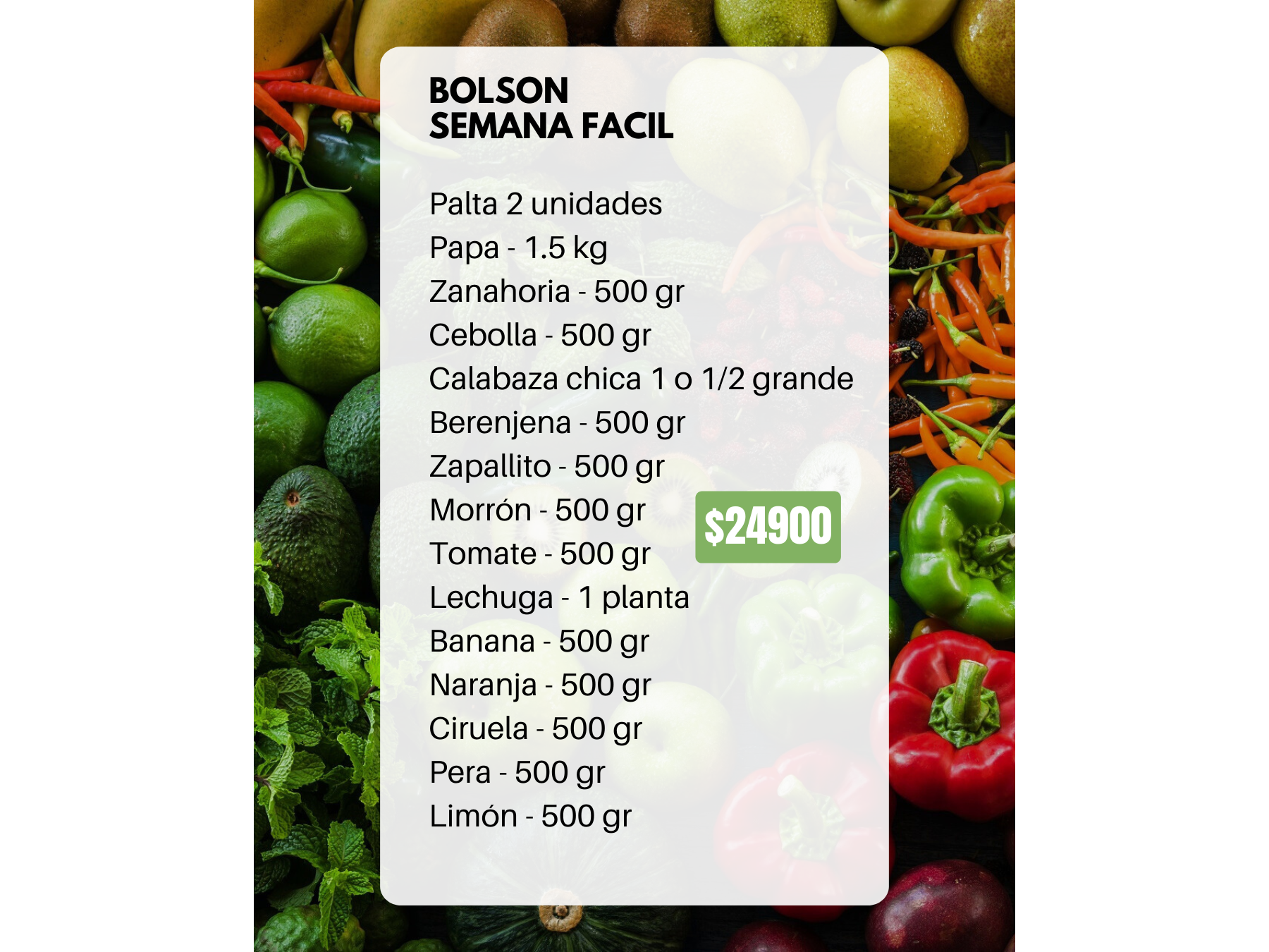 BOLSÓN SEMANA FÁCIL