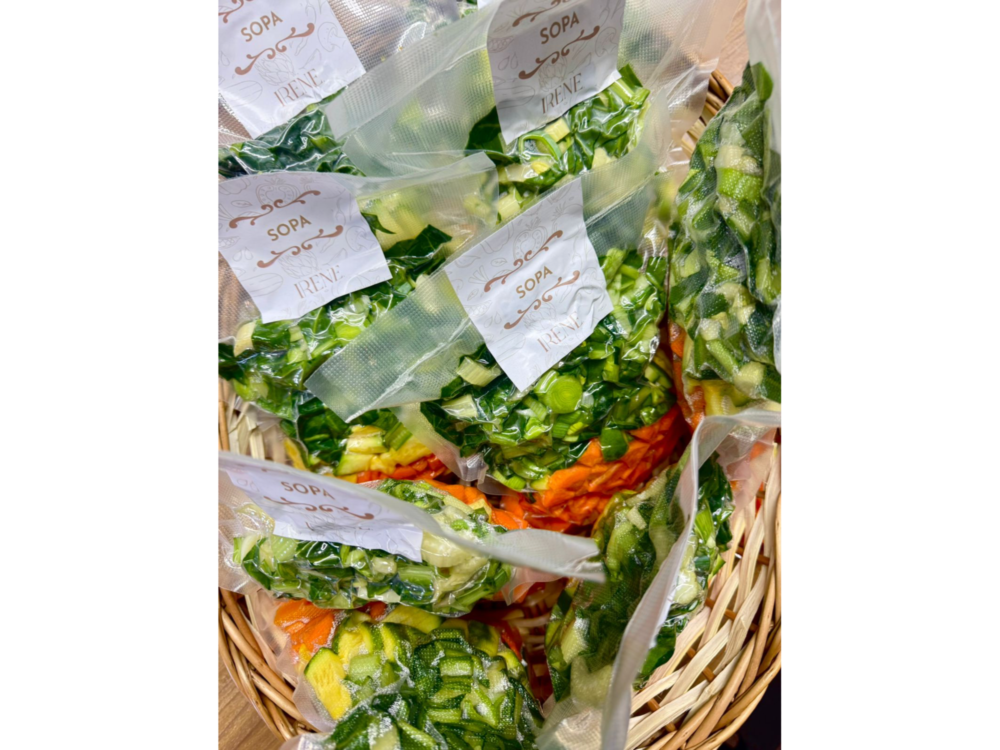 Sopa mix de vegetales