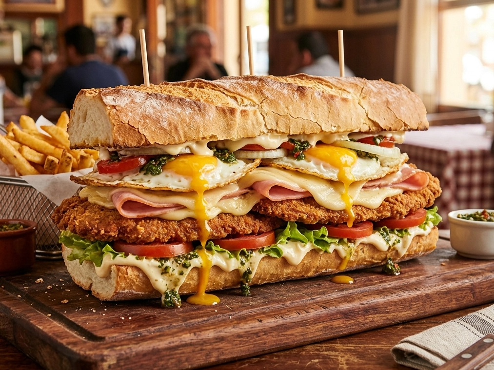 Sandwich de milanesa !! de VIKINGOS