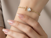 Pulsera Cobre diseño trebol CM