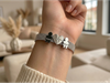 Pulsera estilo Pandora dije 2 niños con cardio