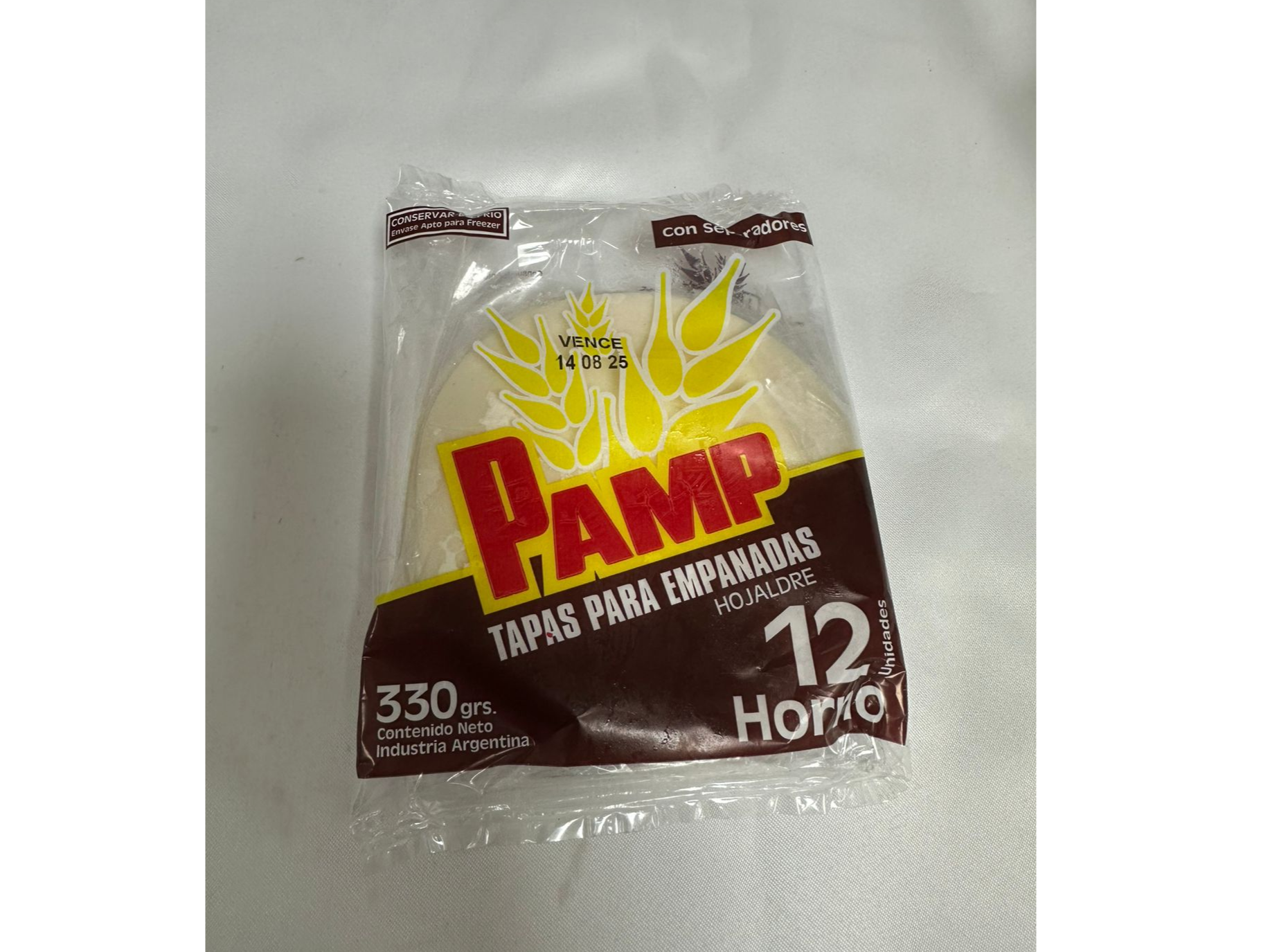 Tapas de Empanadas HORNO PAMP