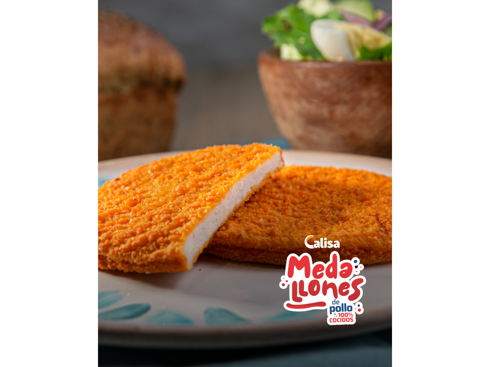Medallones de pollo rellenos 1KG (elegir sabor)