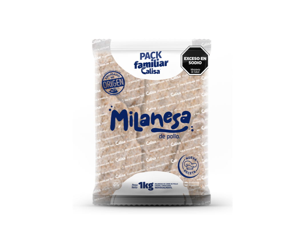 Milanesas de Pollo 1KG CALISA