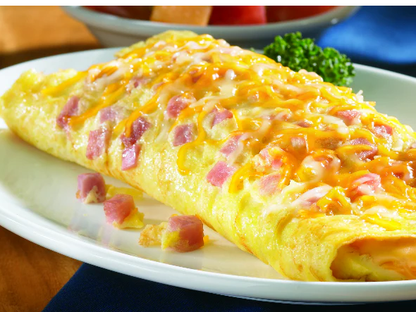 Omelette de zanahoria a la napolitana con ensalada