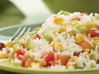 Ensalada de arroz con verduras