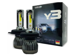 Y3-H4 - KIT DE LED Y3 ULTRA SLIM SIN COOLERH4 ULTRA SLIM 20000LM CHIP COB 12V SIN COOLER