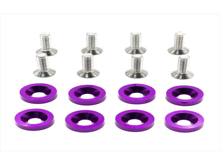 007-KIT ARANDELAS ANODIZADAS COLOR VIOLETA