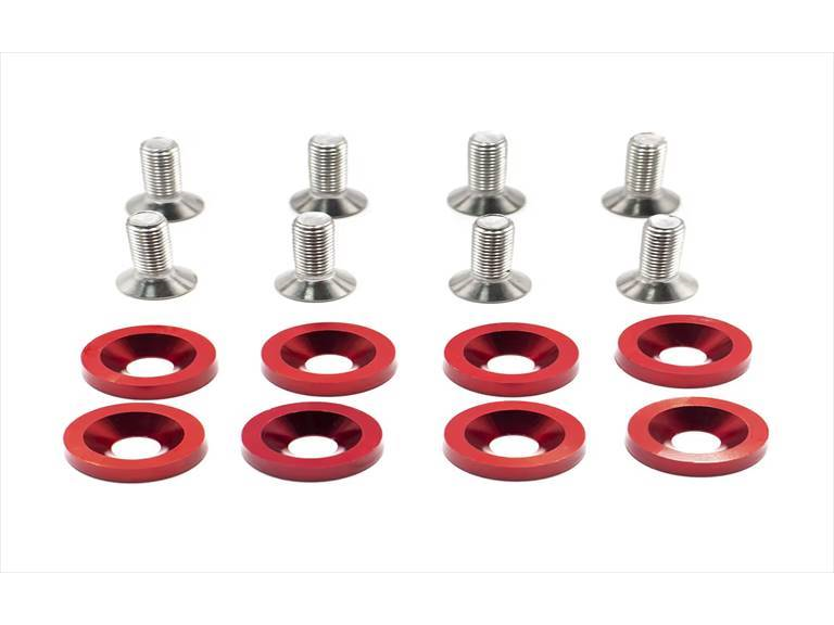 005-KIT ARANDELAS ANODIZADAS ROJO