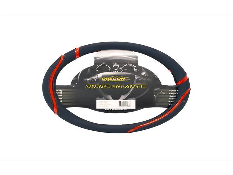 CUBRE VOLANTE CUERO SINTENTICO PREMIUM 38CM X 8.2CM