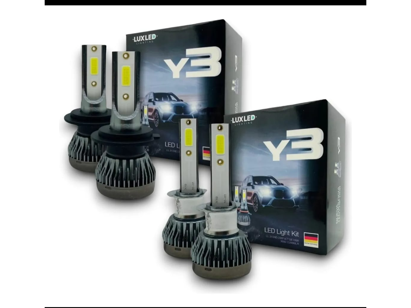 Y3-H7- KIT DE LED Y3 ULTRA SLIM SIN COOLERH7 ULTRA SLIM 20000LM CHIP COB 12V SIN COOLER