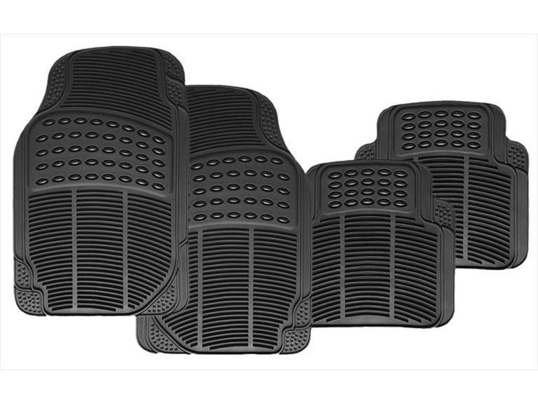 AL001  ALFOMBRA ALFOMBRA PVC 4 PIEZAS NEGRO 72*45 / 44.5*45