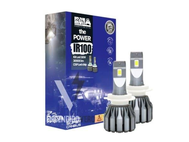 KIT DE LED IR100 CANBUSH7 10MA GENERACION CHIP CSP SUPER CANBUS 60000 LUMENS 36 WATTS