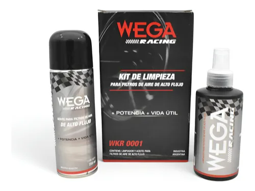 Kit De Limpieza Para Filtros De Aire Alto Flujo Wega Racing