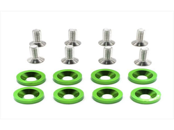 006-KIT ARANDELAS ANODIZADAS COLOR VERDE