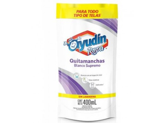 QUITAMANCHA AYUDIN BLANCO DP X400ML