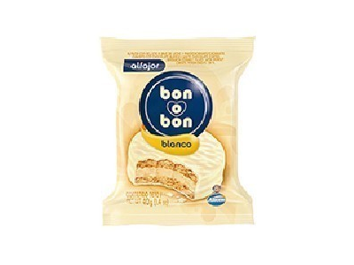 ALFAJOR BONOBON BLANCO X40GR