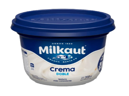 CREMA LECHE MILKAUT DOBLE. X200CC