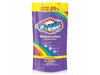 QUITAMANCHA AYUDIN COLORES VIVOS DP X400ML