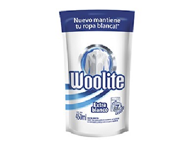 JABON LIQUIDO WOOLITE EXTRA BLANCO DP X450ML