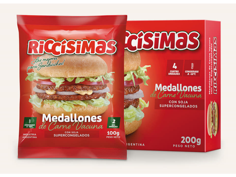 MEDALLON DE CARNE RICCISIMAS X2X130GR