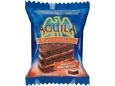 ALFAJOR MINITORTA AGUILA BROWNIE X71G