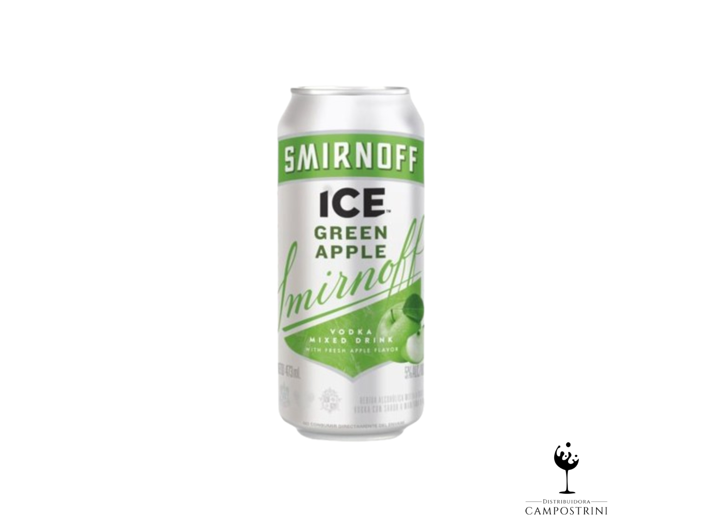 Vodka Smirnoff green apple X473cc
