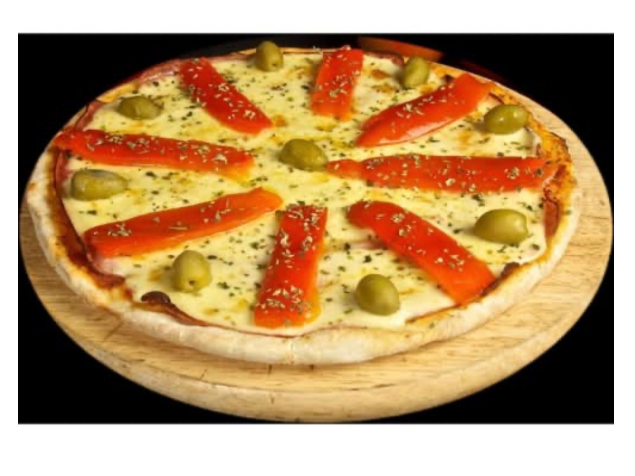 Muzzarella con morrones