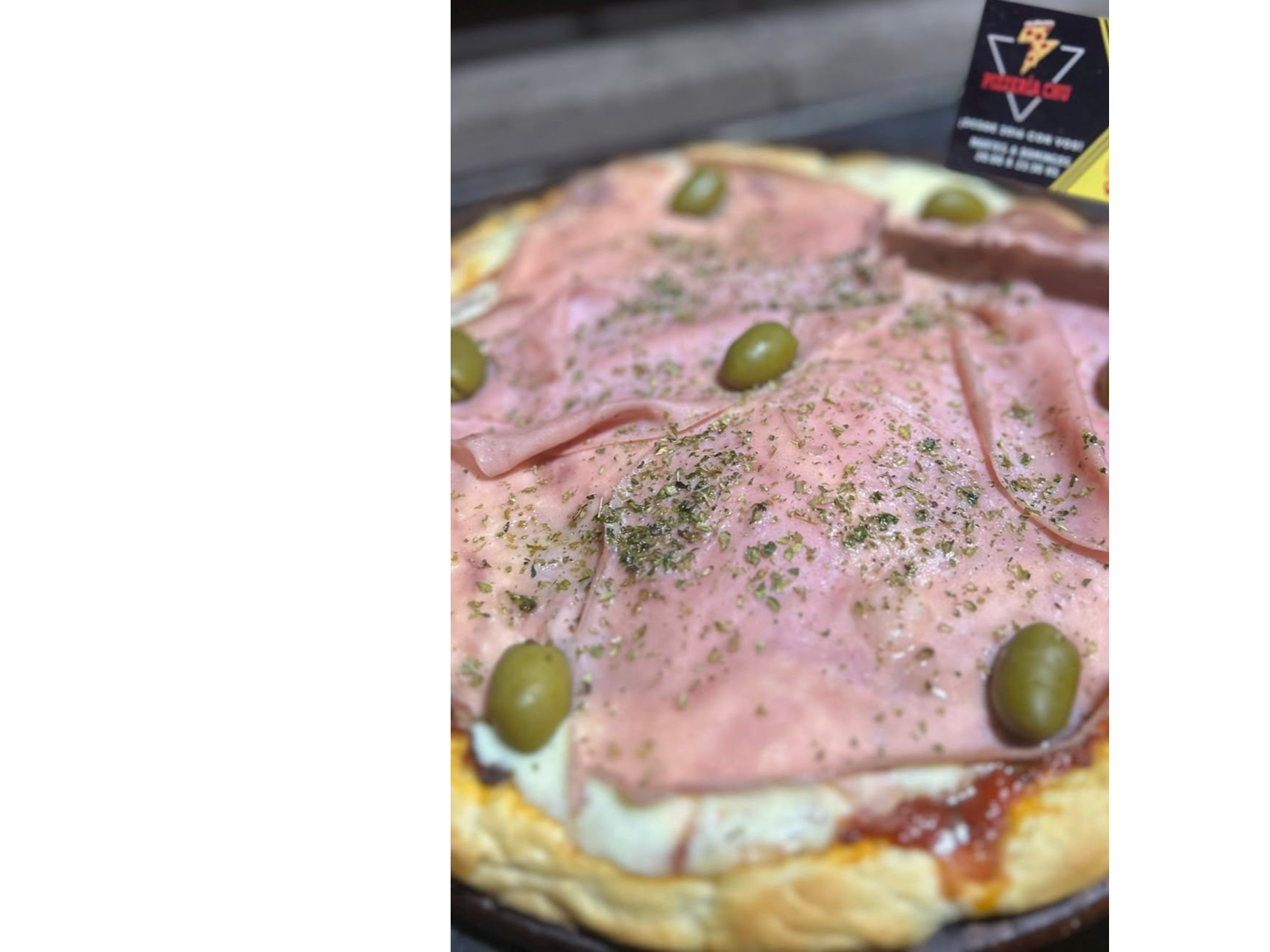 Pizza jamón