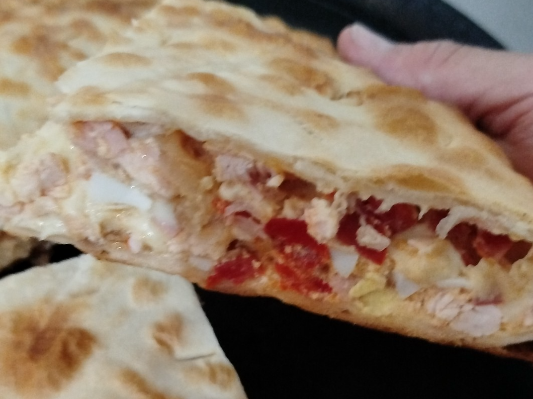 MEDIA TARTA DE POLLO Y VERDURA