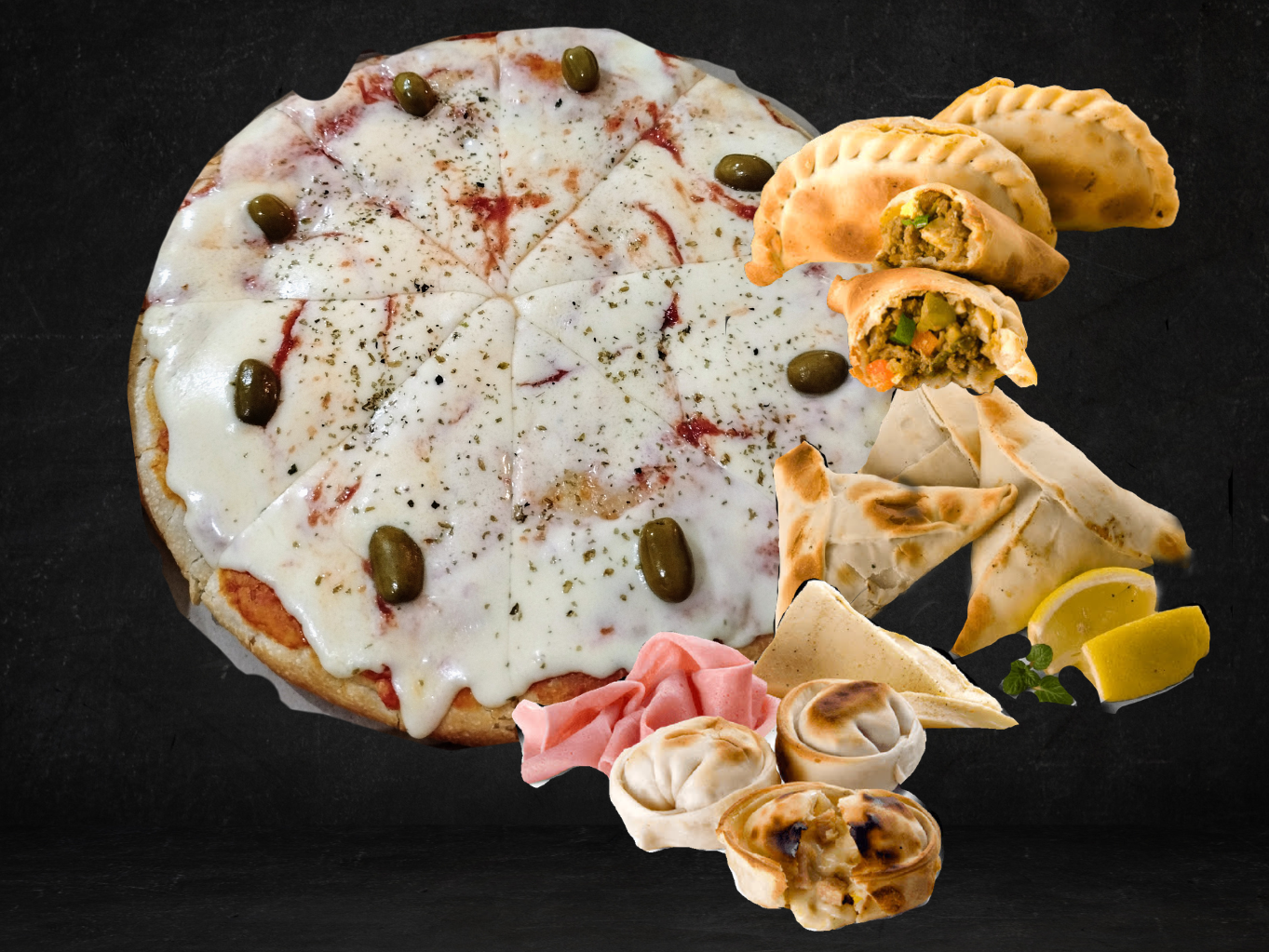 MUZZARELLLA + 6 EMPANADAS SURTIDAS