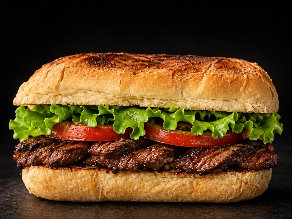Sandwich de entraña de CHORITRUCK