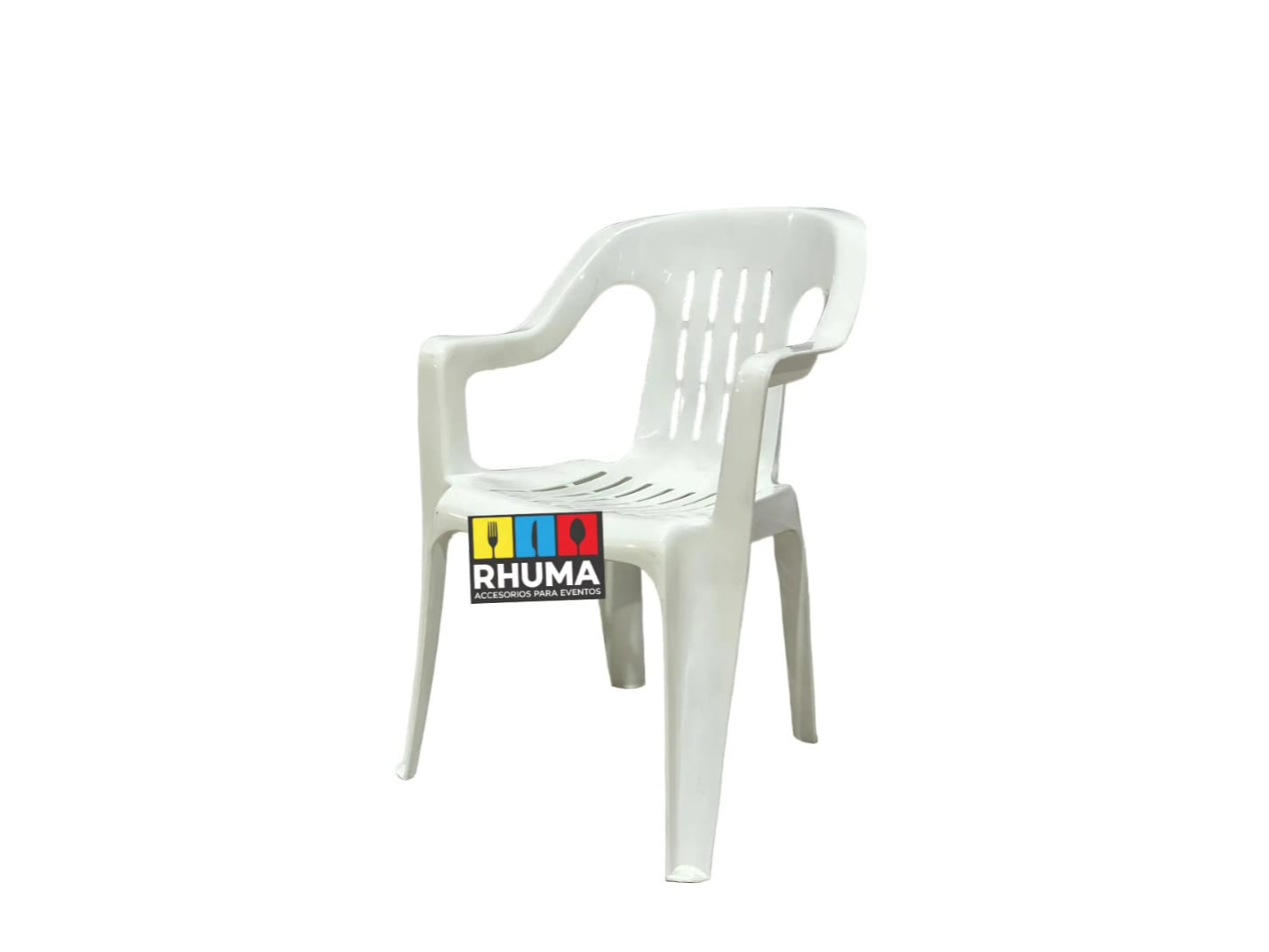 SILLAS PARA NIÑOS (PLASTICAS BLANCAS Y VERDE MANZANA)