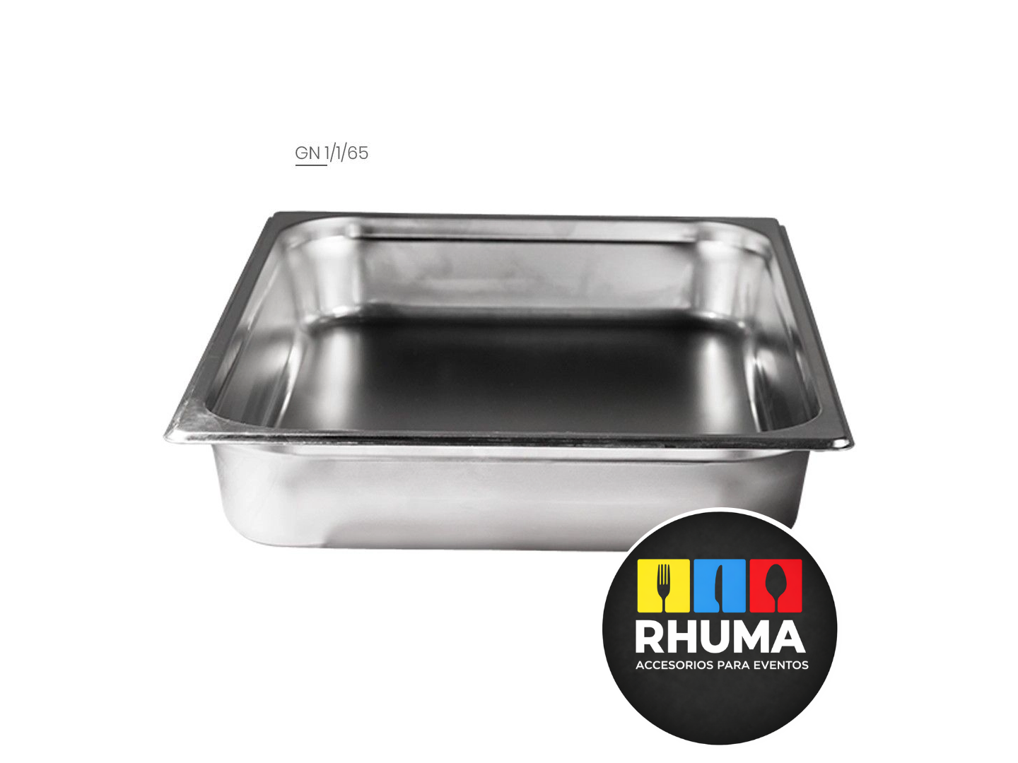 BANDEJA GASTRONOMICA / FUENTON (40X33 Y PROFUNDIDAD 9CM) ac inox