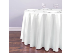 MANTEL REDONDO 2,8M DIAM BLANCO