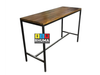 MESA 1,20 X 0,6CM (1,1 DE ALTO) PATAS HIERRO Y MADERA
