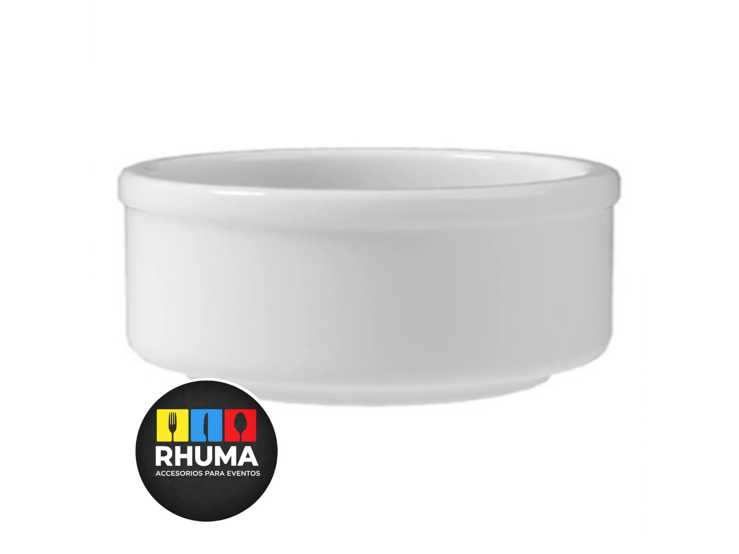 CAZUELA BLANCA DE 9,5CM DIAM 4CM ALTO