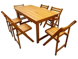 MESA RECTANGULAR (1,5X0,75) Patas plegables amuradas