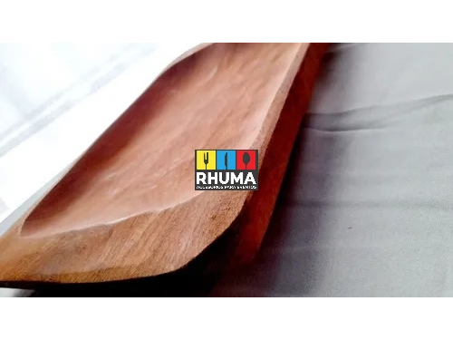 BANDEJA PARA SERVIR DE MADERA ALGARROBO 36X21